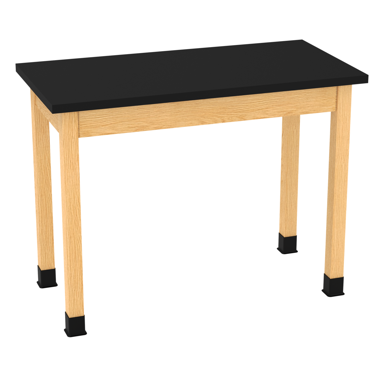 PerpetuLab Wooden Leg Science Table with Plain Apron