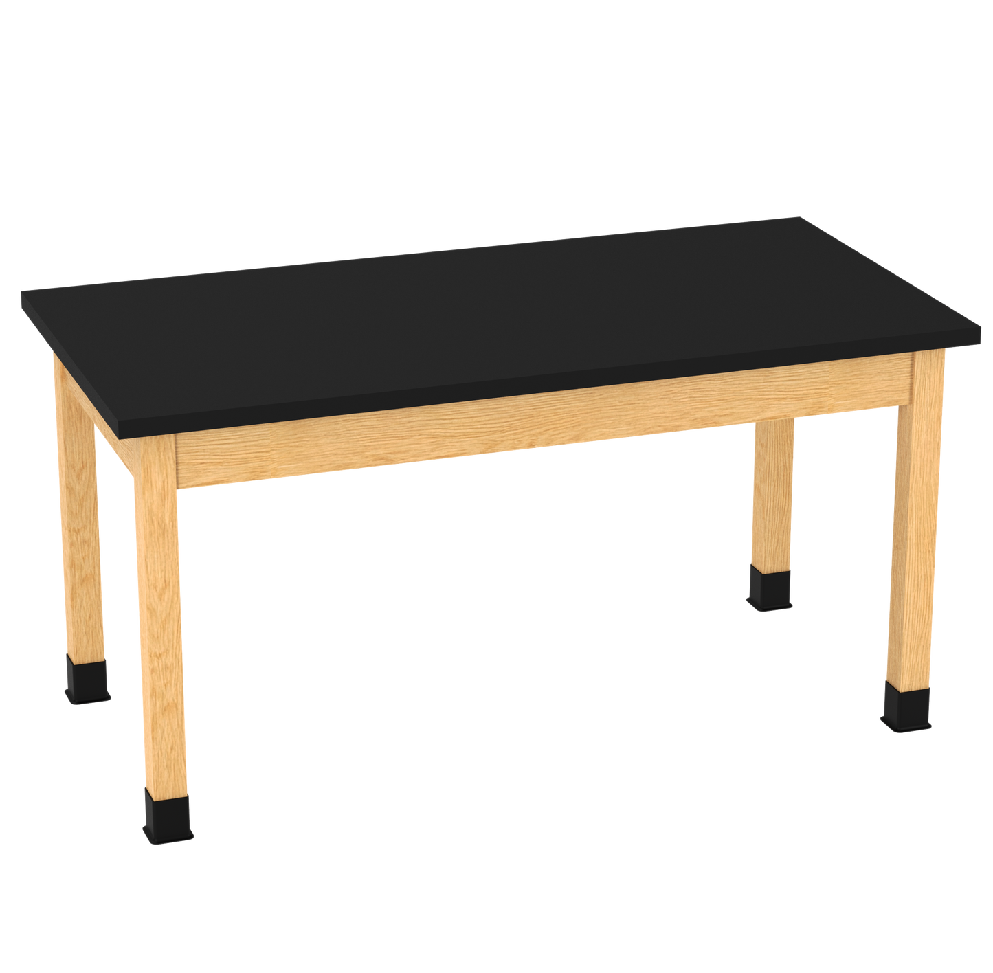 PerpetuLab Wooden Leg Science Table with Plain Apron