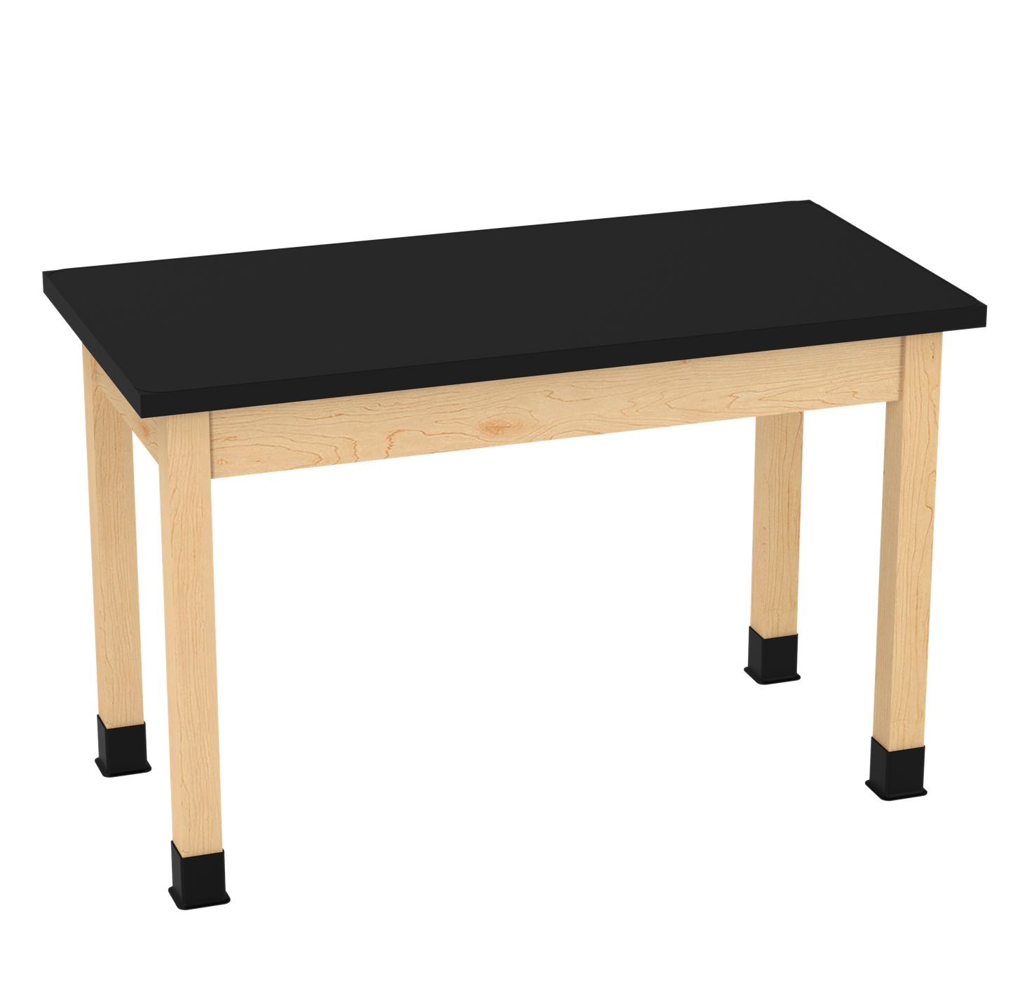 PerpetuLab Wooden Leg Science Table with Plain Apron