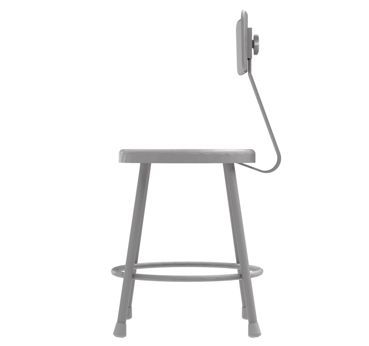 Apprentice Stool with Backrest