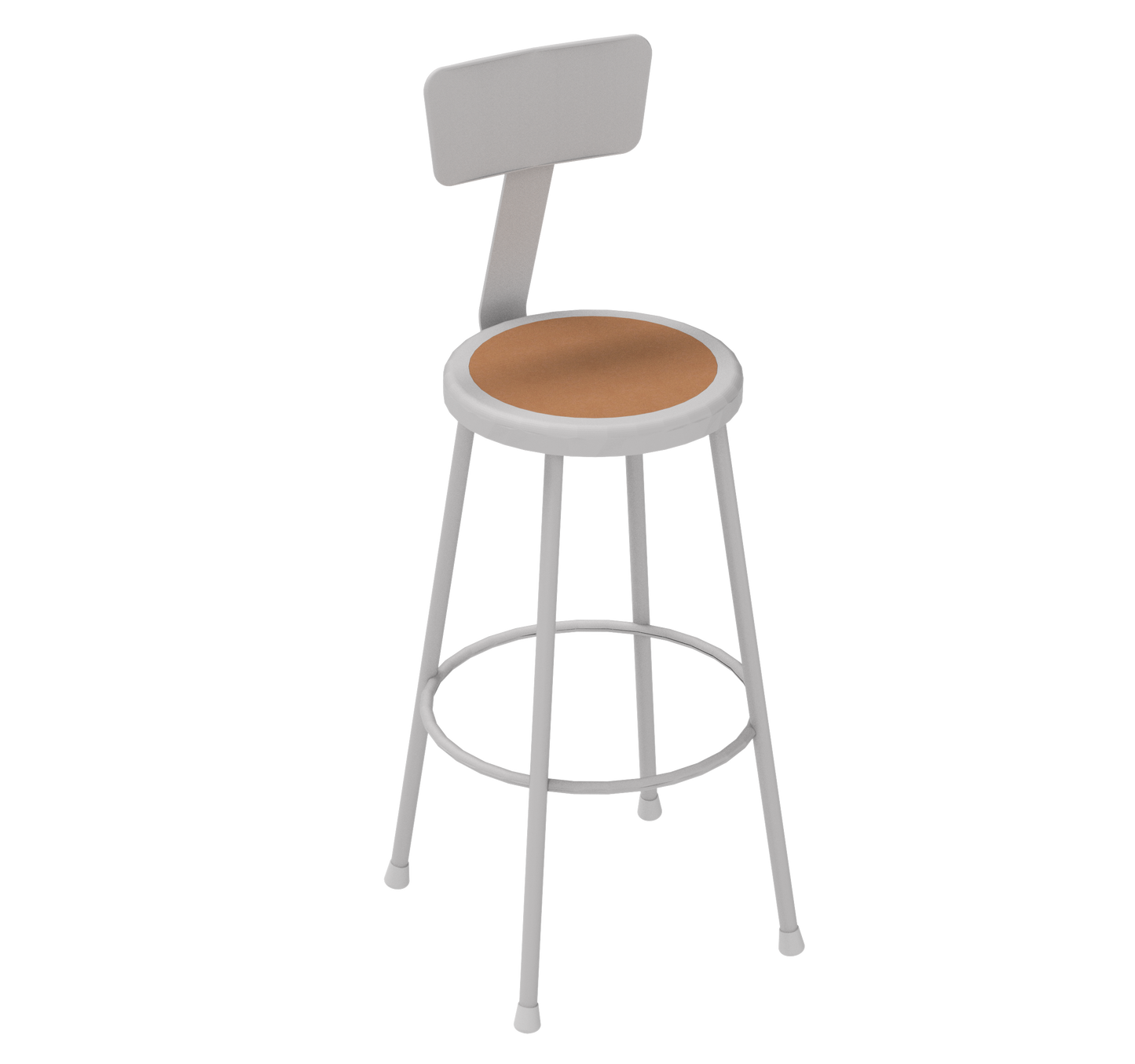 Apprentice Stool with Backrest