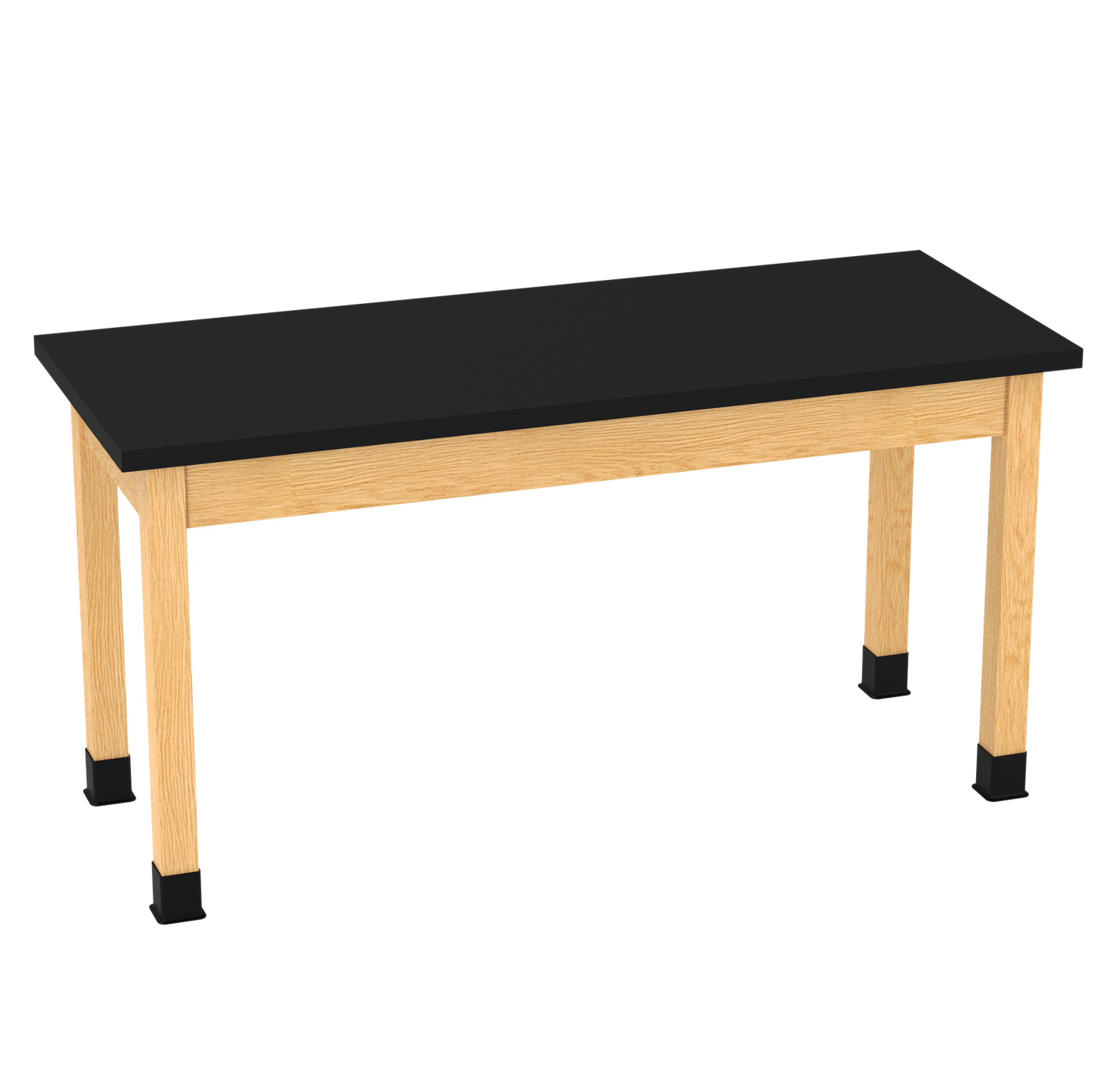PerpetuLab Wooden Leg Science Table with Plain Apron