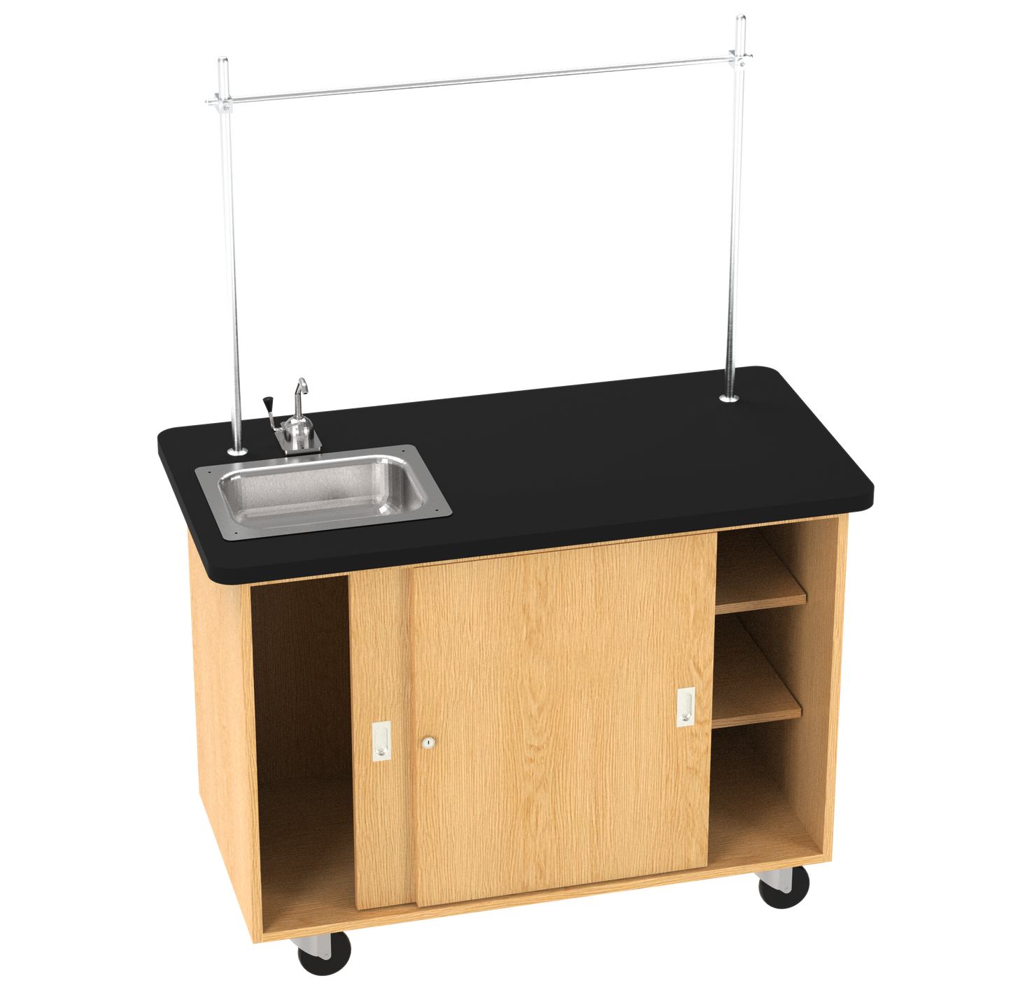 Kinetic Mobile Demo Center with Sink & 2 Sliding Doors