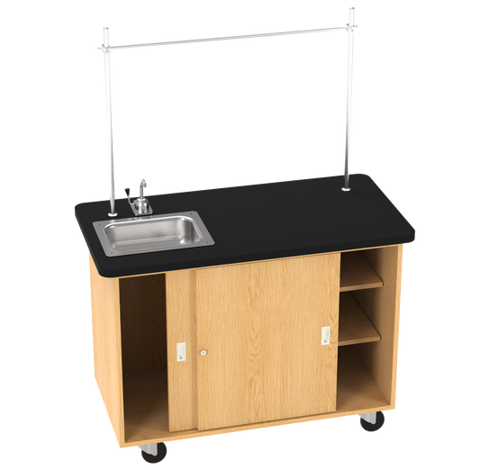 Kinetic Mobile Demo Center with Sink & 2 Sliding Doors