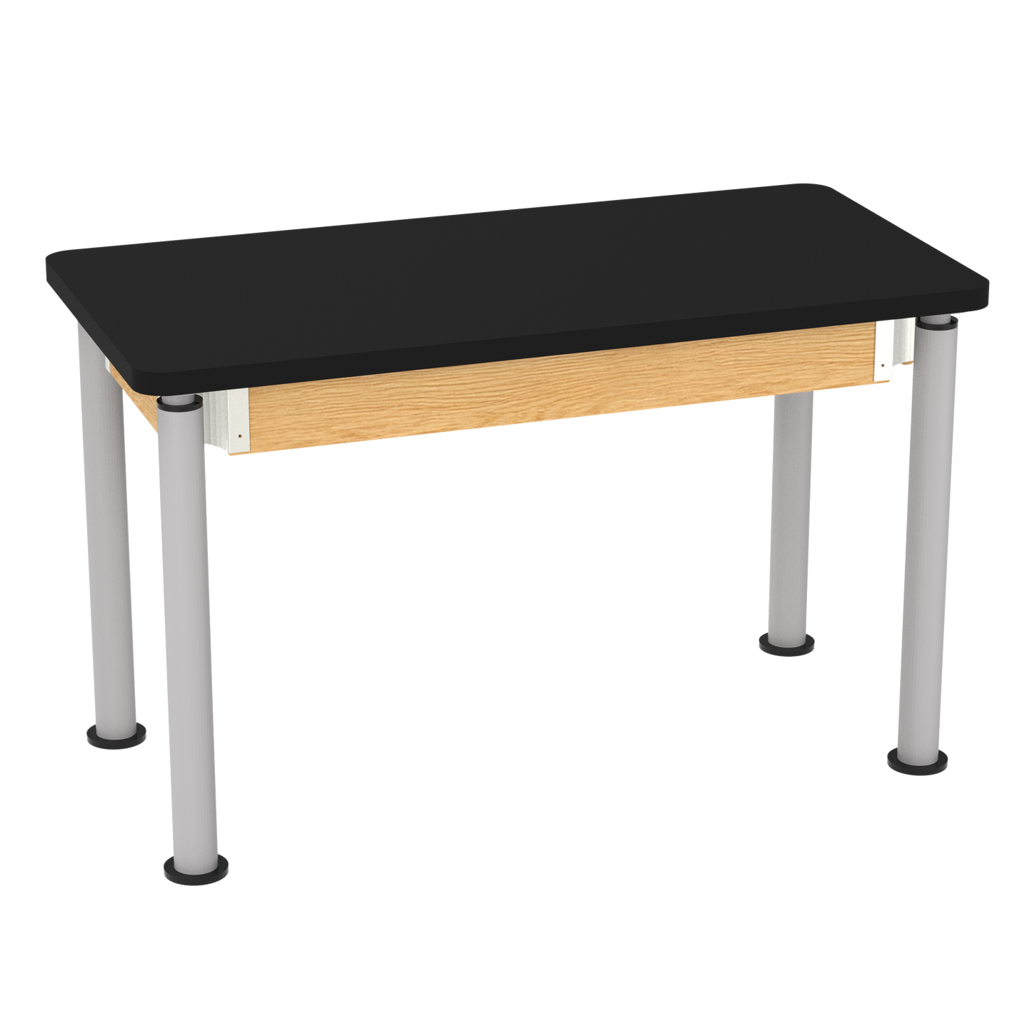 Uplift! Adjustable Height Table with Wood Apron