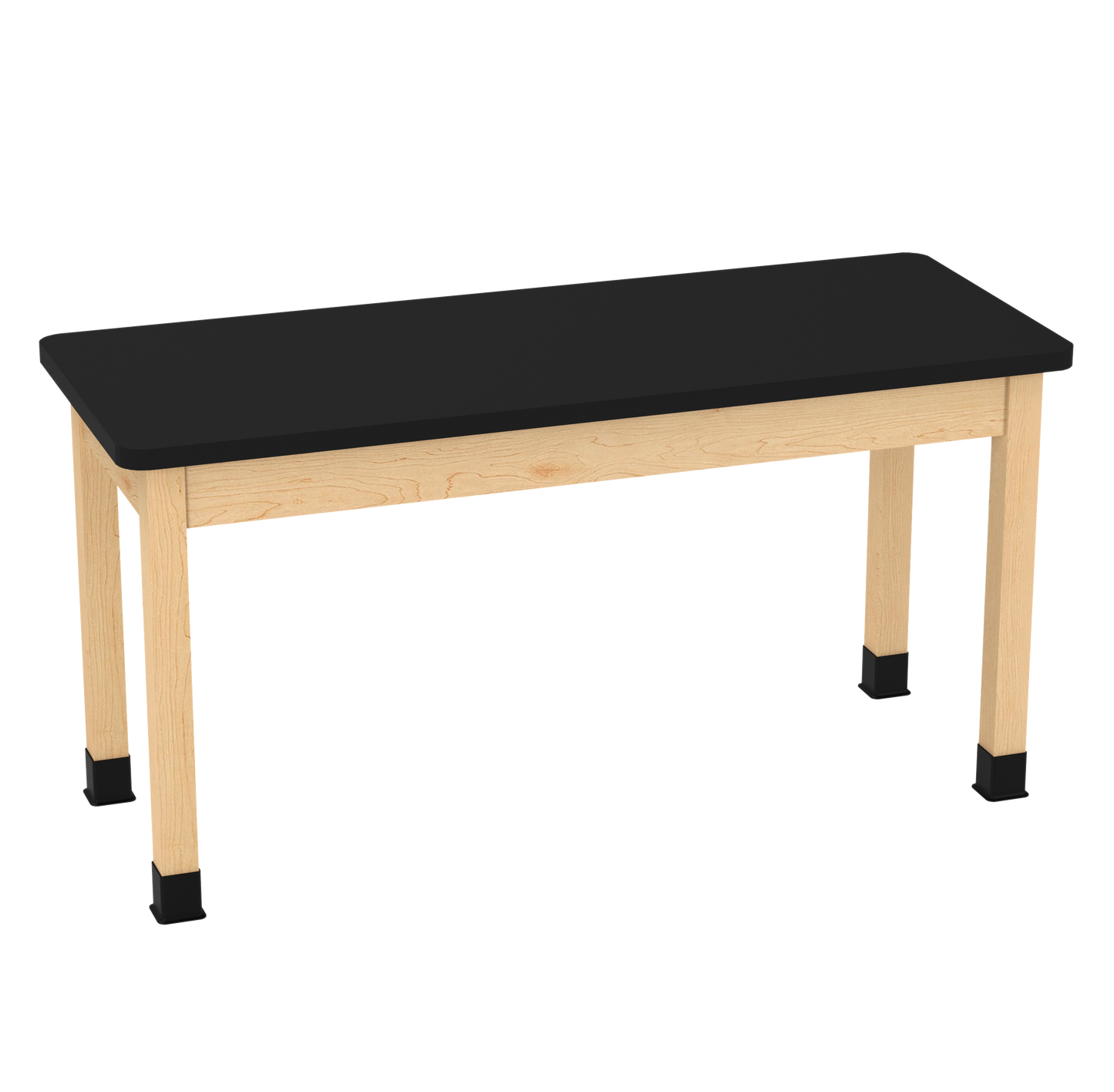 PerpetuLab Wooden Leg Science Table with Plain Apron