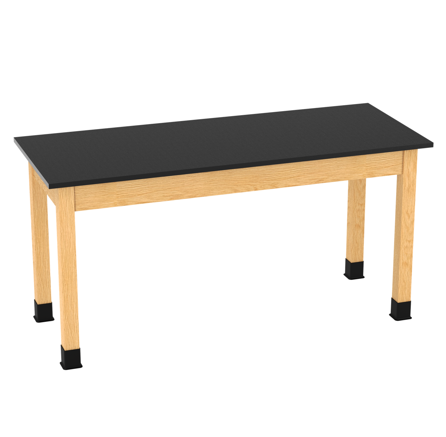 PerpetuLab Wooden Leg Science Table with Plain Apron