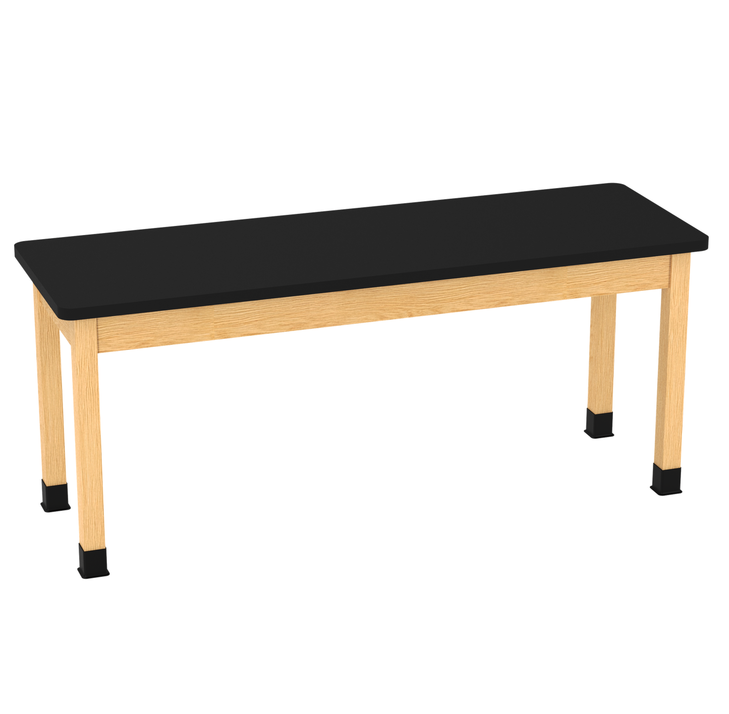 PerpetuLab Wooden Leg Science Table with Plain Apron