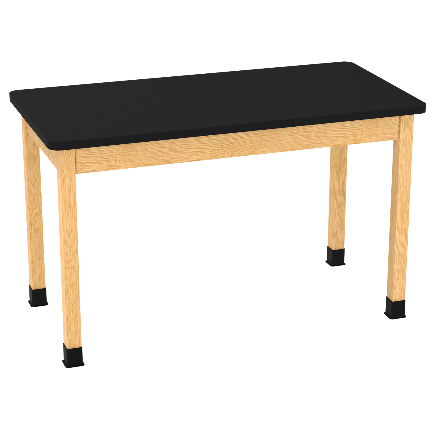 PerpetuLab Wooden Leg Science Table with Plain Apron