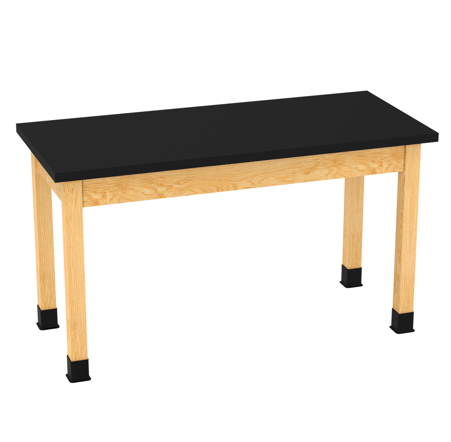PerpetuLab Wooden Leg Science Table with Plain Apron