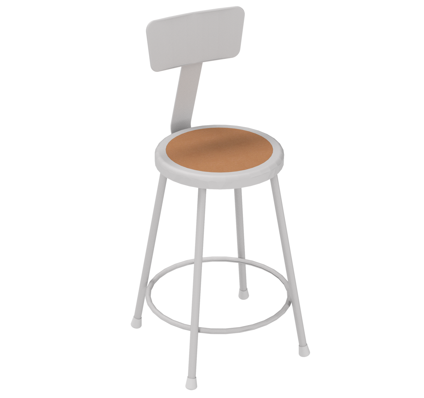 Apprentice Stool with Backrest