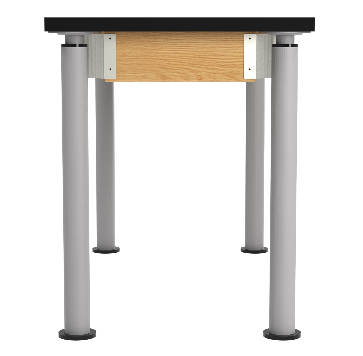 Uplift! Adjustable Height Table with Wood Apron