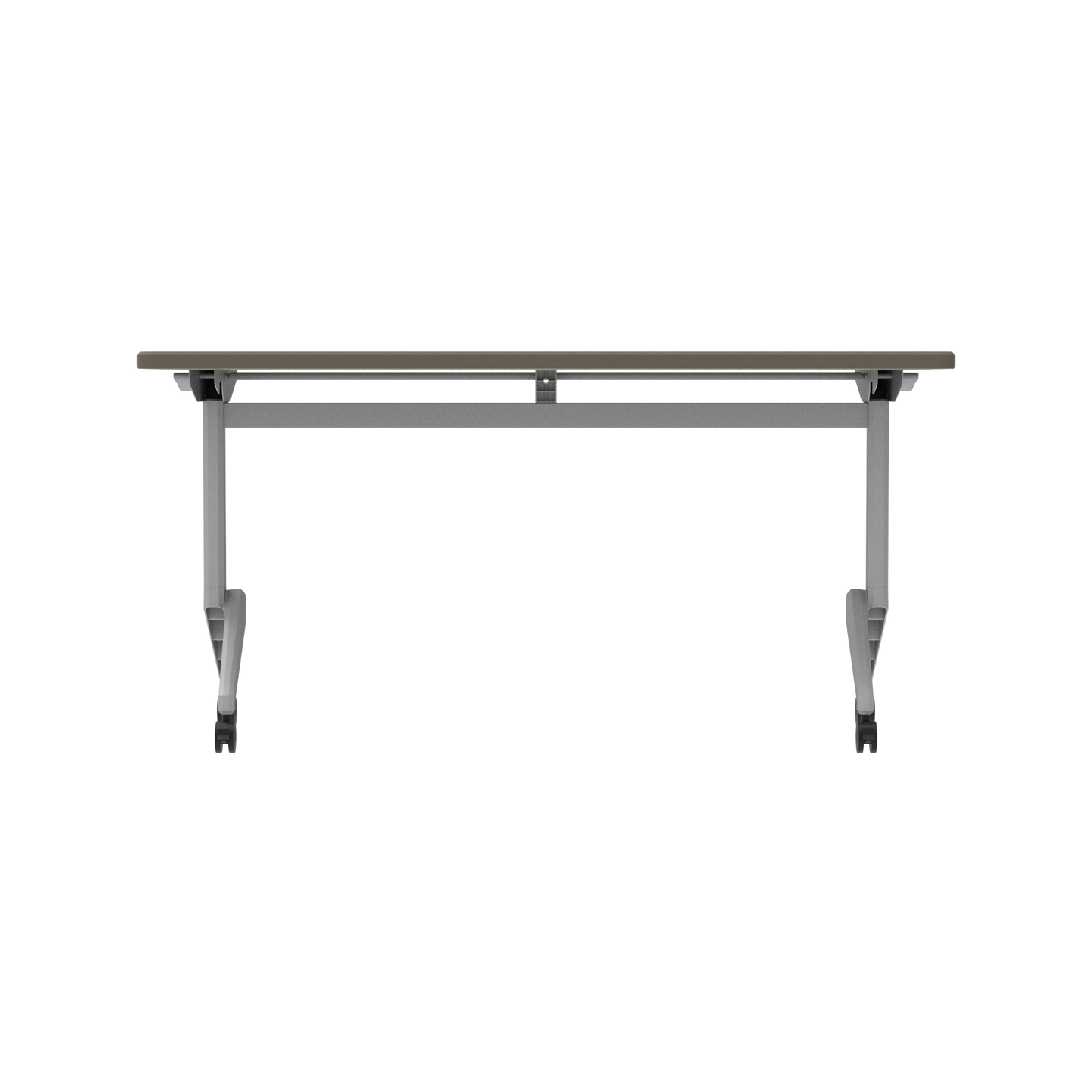 Flip Top Rectangle Table w/Beveled Armor Edge™ HPL Top and Fixed Y-Base