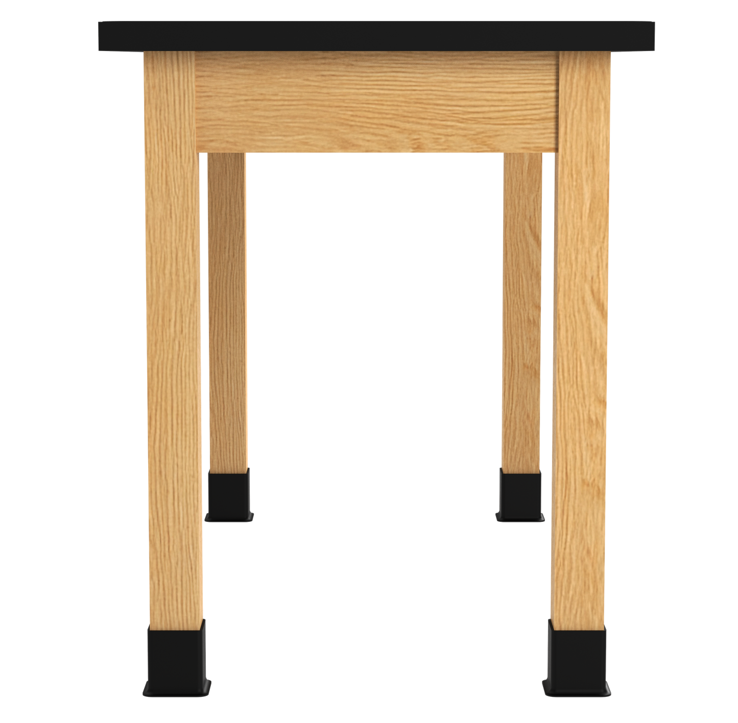 PerpetuLab Wooden Leg Science Table with Plain Apron