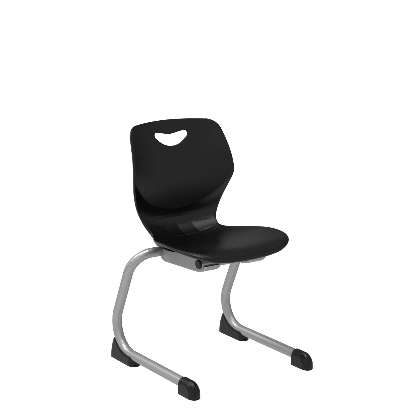CHR16-C-P09_WB Manufacturing Sconnie Chair (Black, 16, Cantilever)