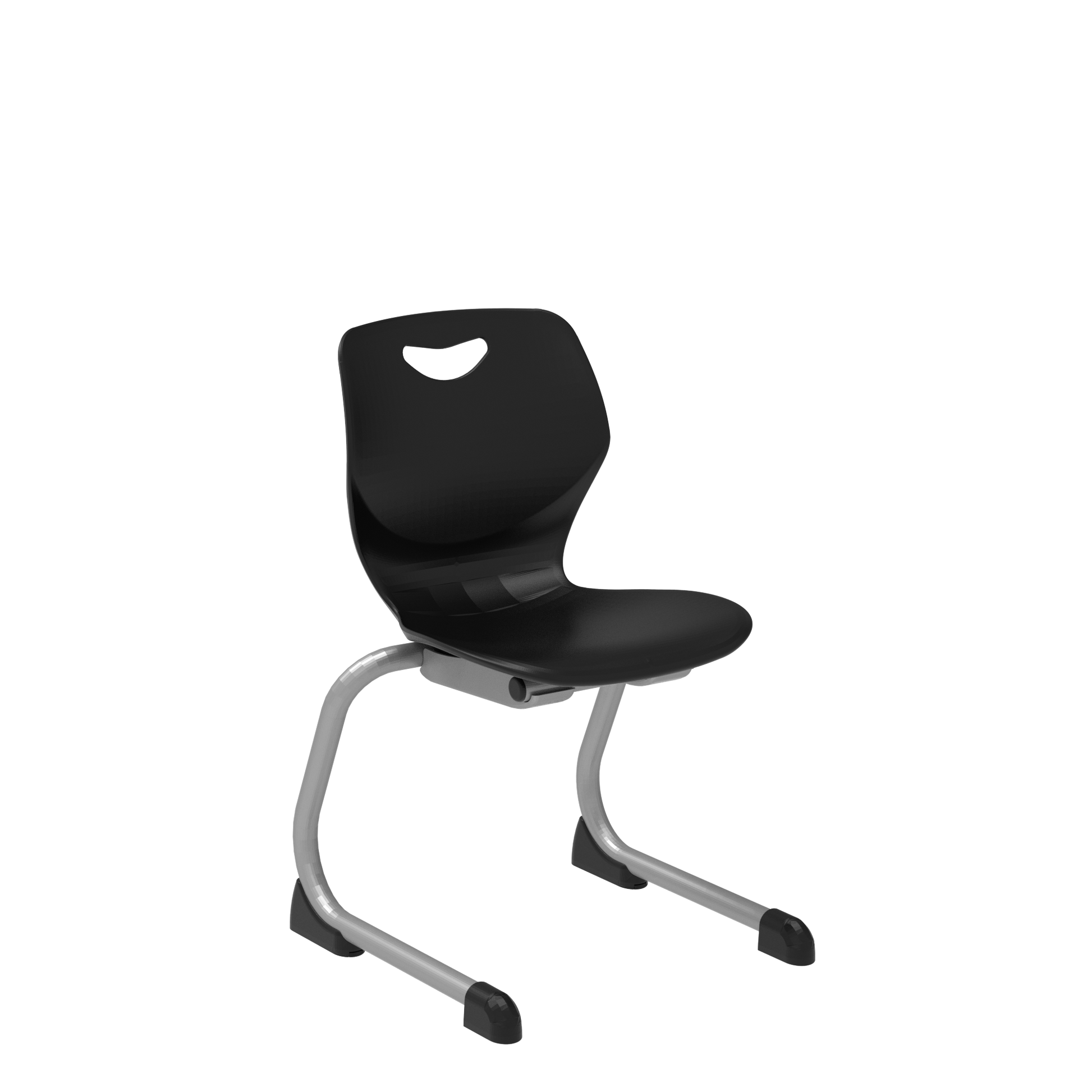 CHR16-C-P09_WB Manufacturing Sconnie Chair (Black, 16, Cantilever)