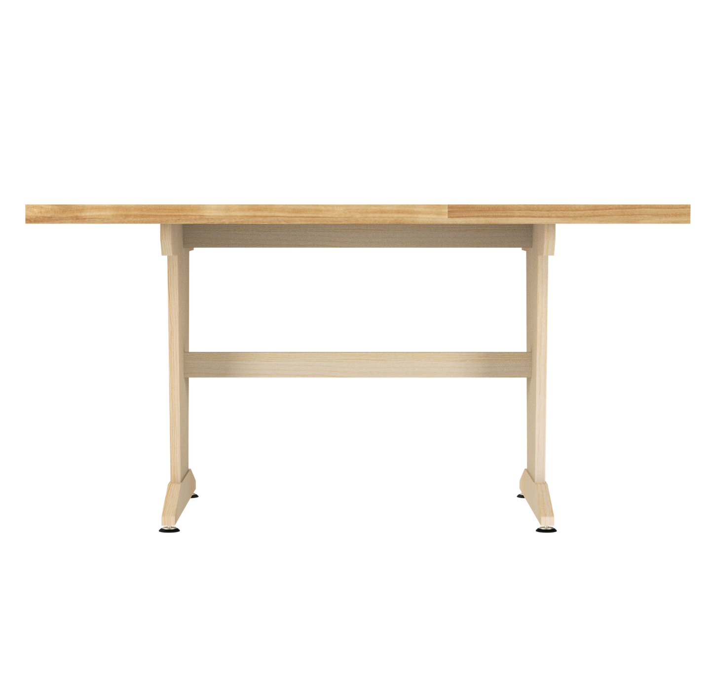 PT-62PNB_Diversified Spaces Perspective Planning Table (1-1/4" Natural Maple HPL laminate)_front_view