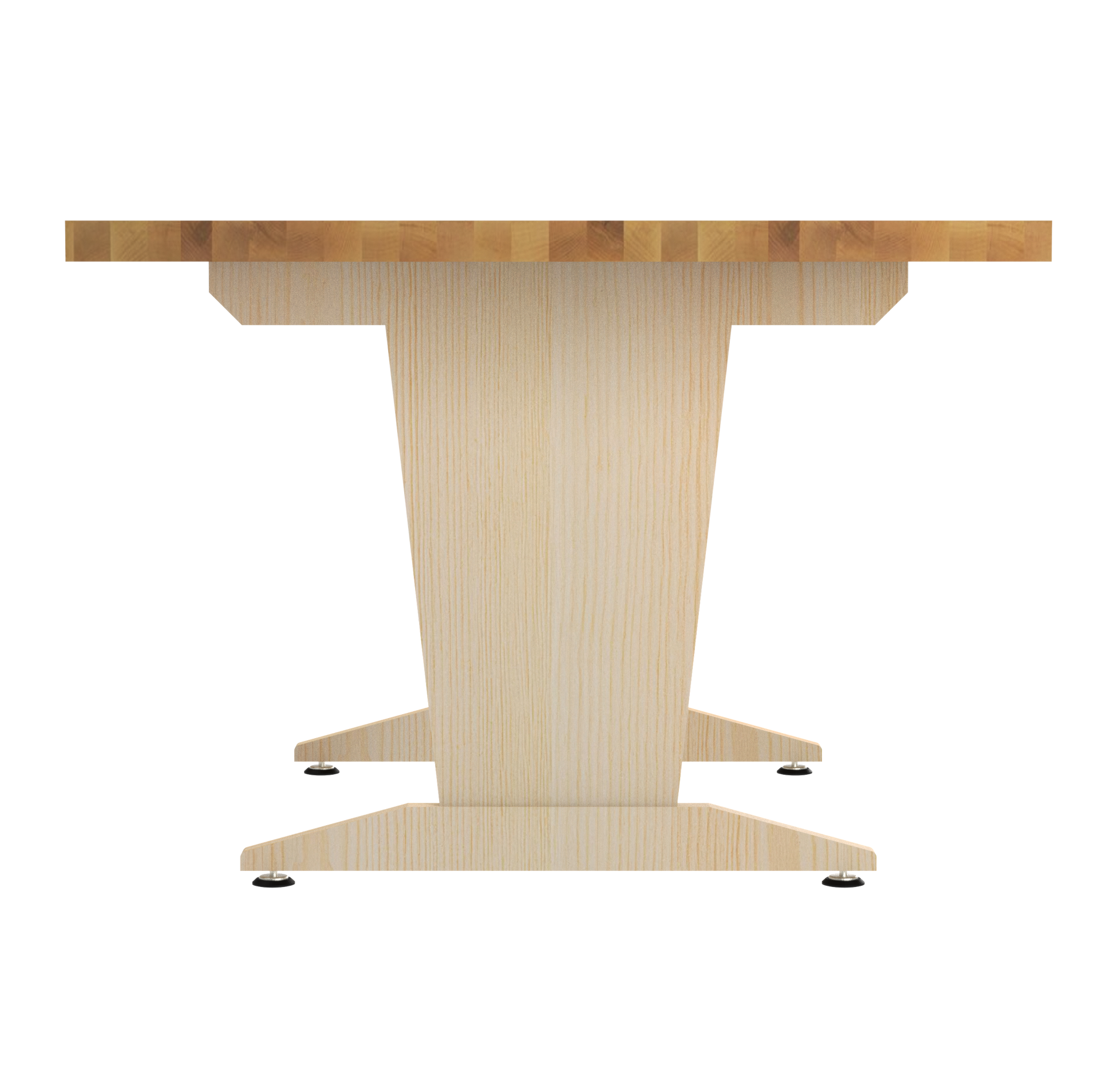 PT-62PNB_Diversified Spaces Perspective Planning Table (1-1/4" Natural Maple HPL laminate)_side_view