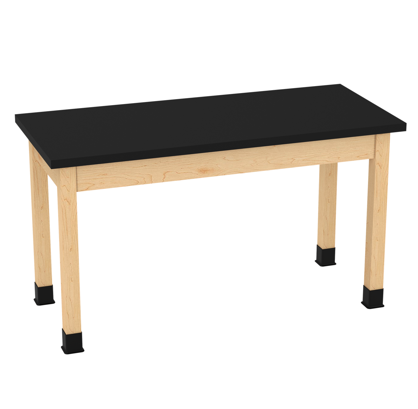 PerpetuLab Wooden Leg Science Table with Plain Apron