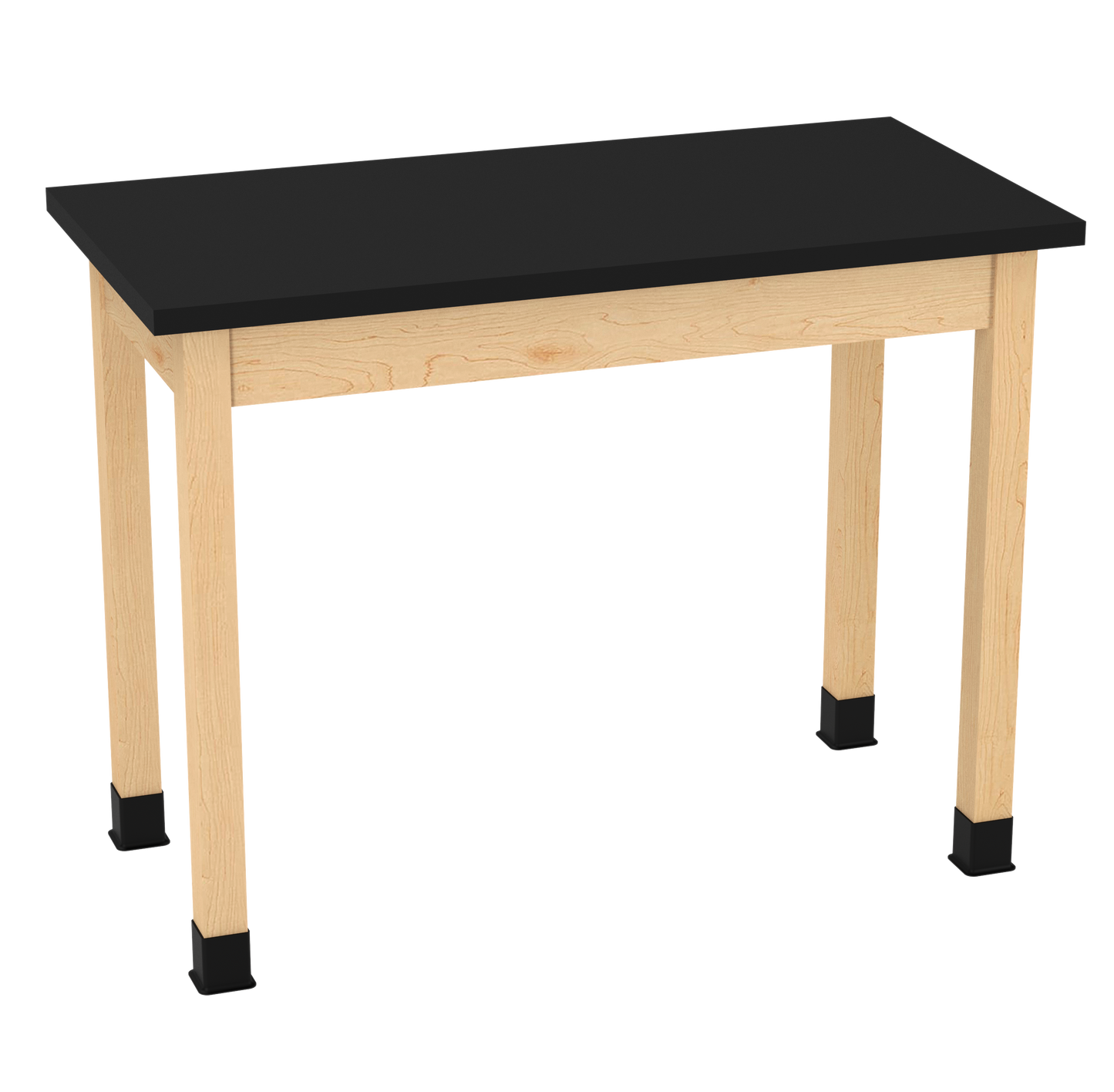 PerpetuLab Wooden Leg Science Table with Plain Apron