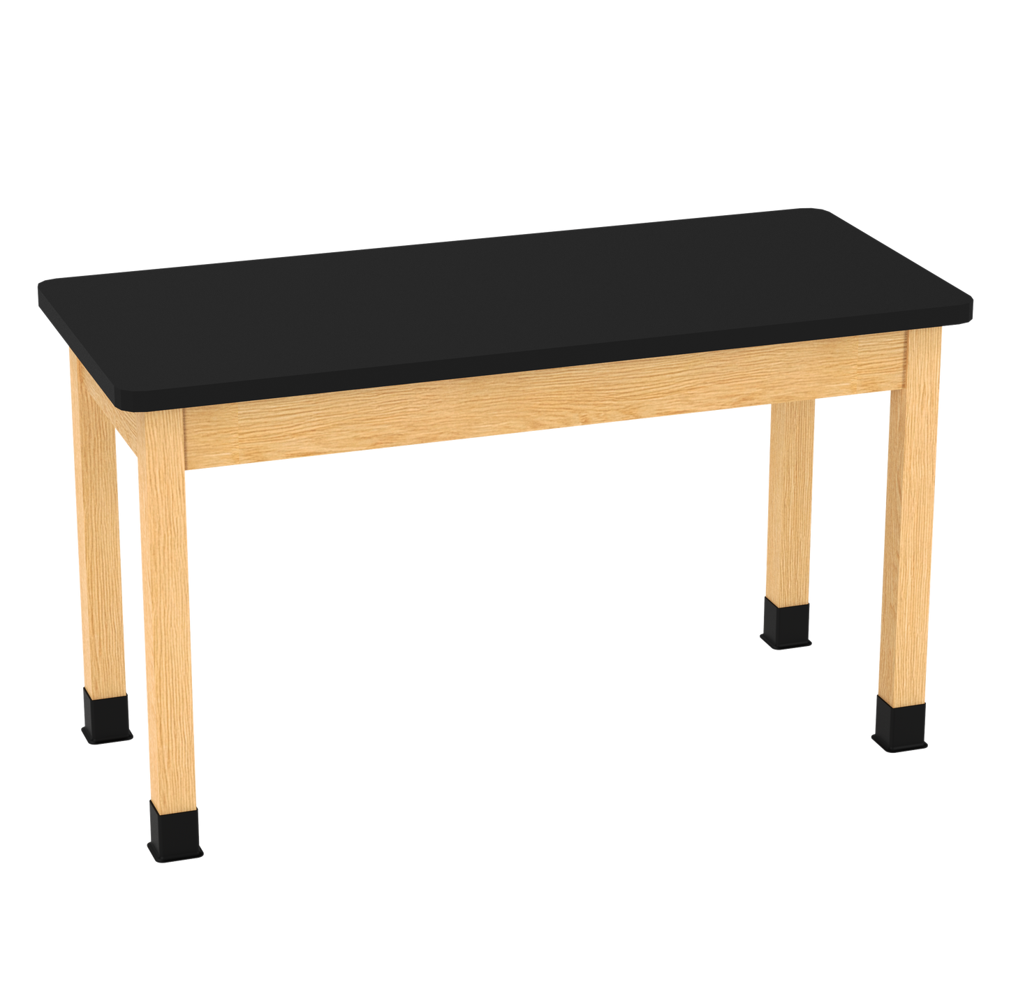 PerpetuLab Wooden Leg Science Table with Plain Apron