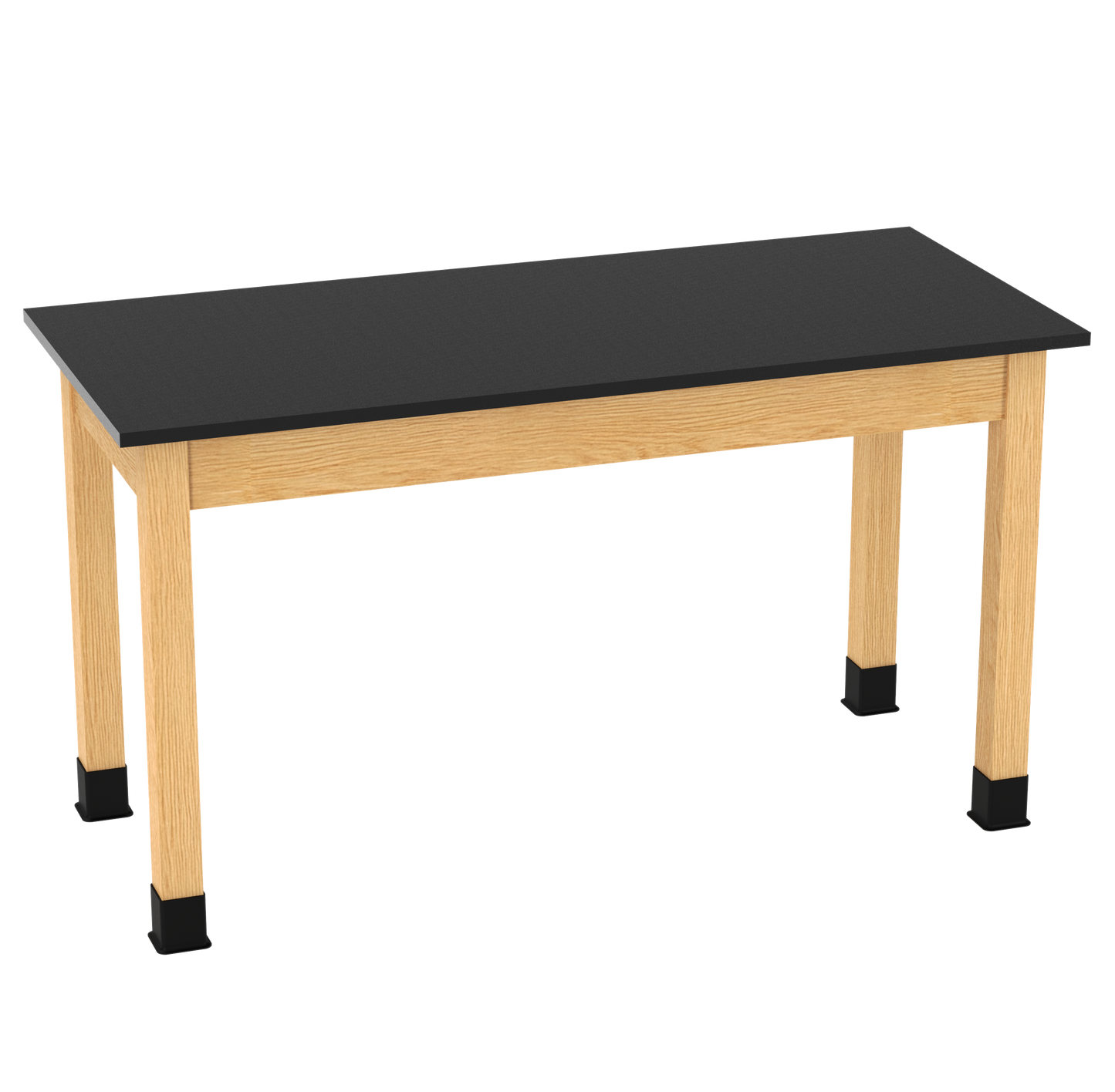PerpetuLab Wooden Leg Science Table with Plain Apron