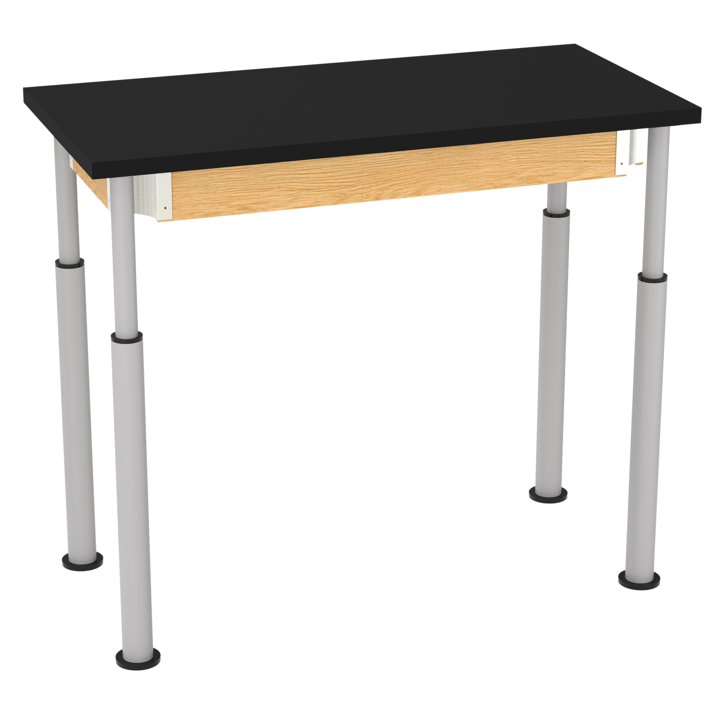 Uplift! Adjustable Height Table with Wood Apron