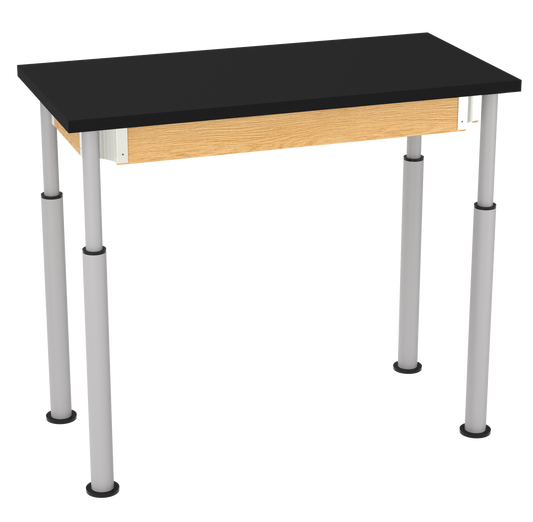 Uplift! Adjustable Height Table with Wood Apron