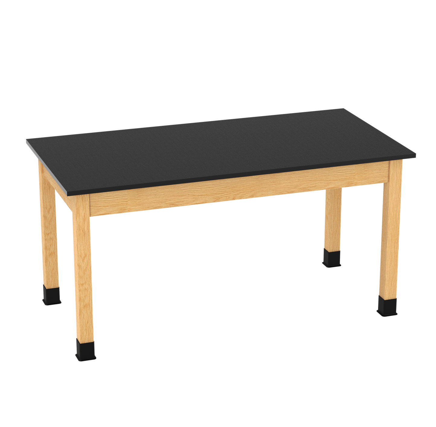 PerpetuLab Wooden Leg Science Table with Plain Apron