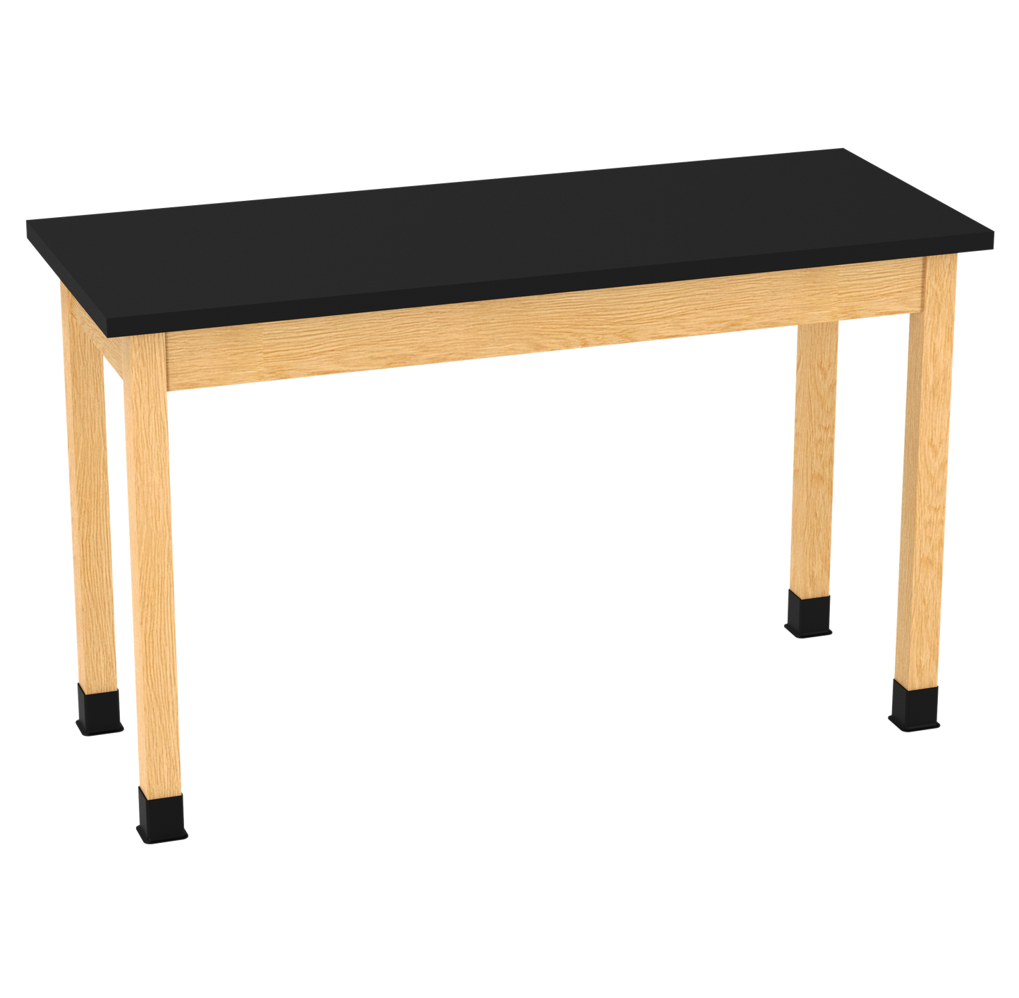PerpetuLab Wooden Leg Science Table with Plain Apron