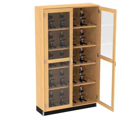 Perpetulab Tall Microscope Cabinet (Fits 30 Microscopes)