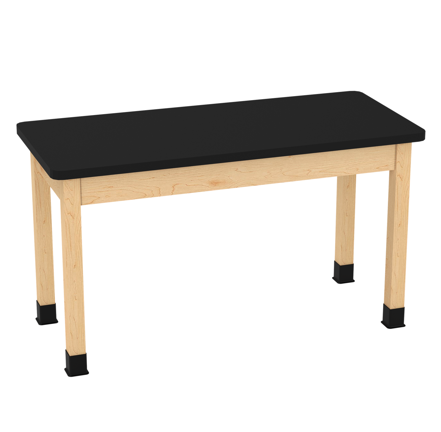 PerpetuLab Wooden Leg Science Table with Plain Apron