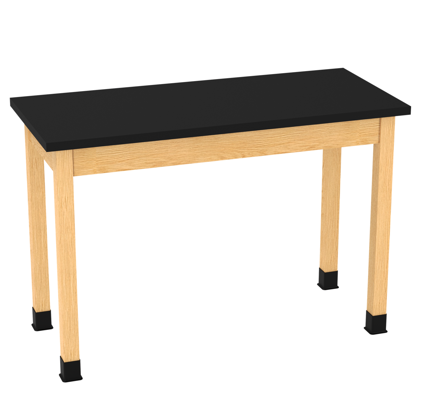 PerpetuLab Wooden Leg Science Table with Plain Apron