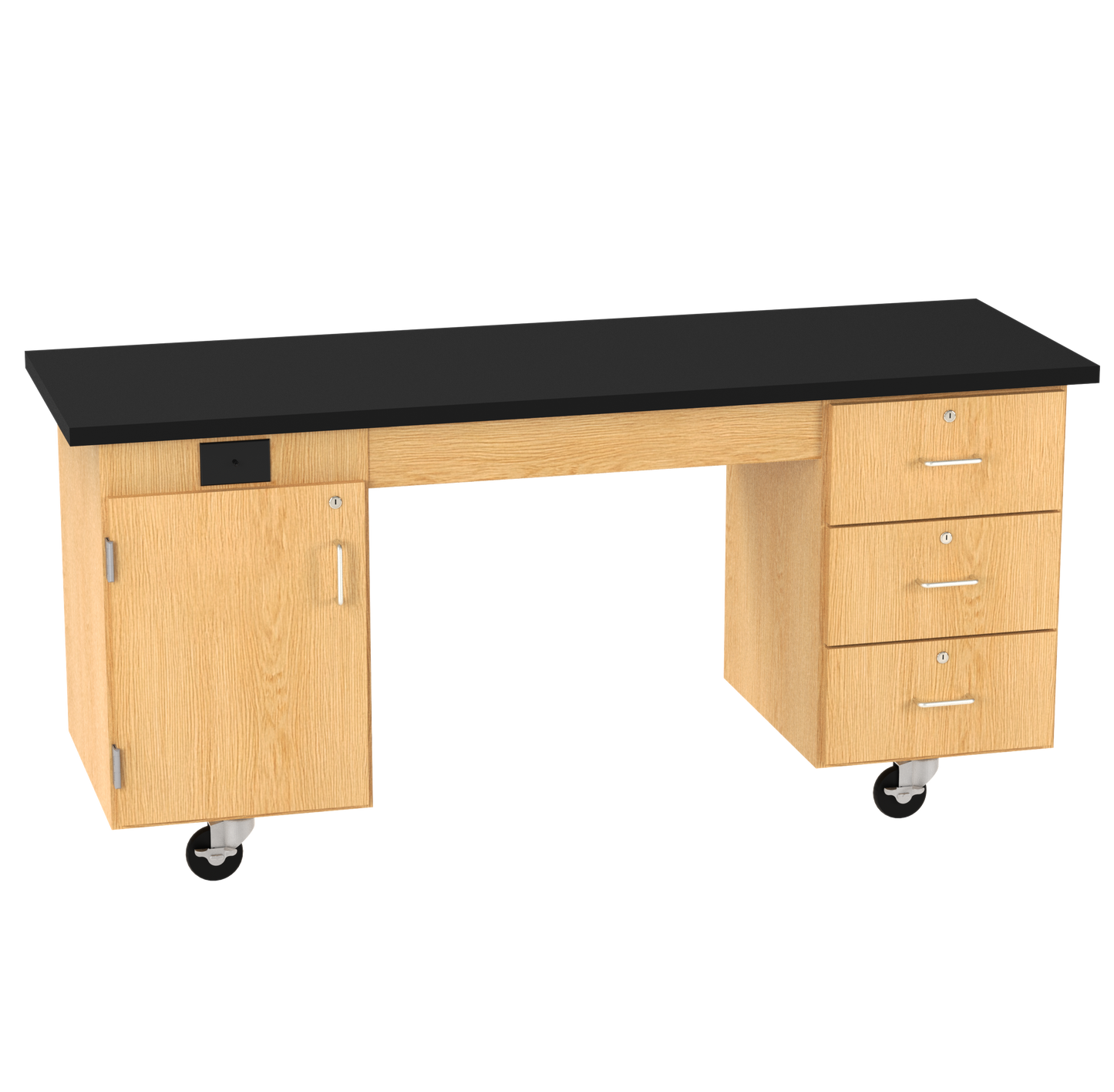 Kinetic ADA Compatible Mobile Lab Station w/Sink & Rod Sockets
