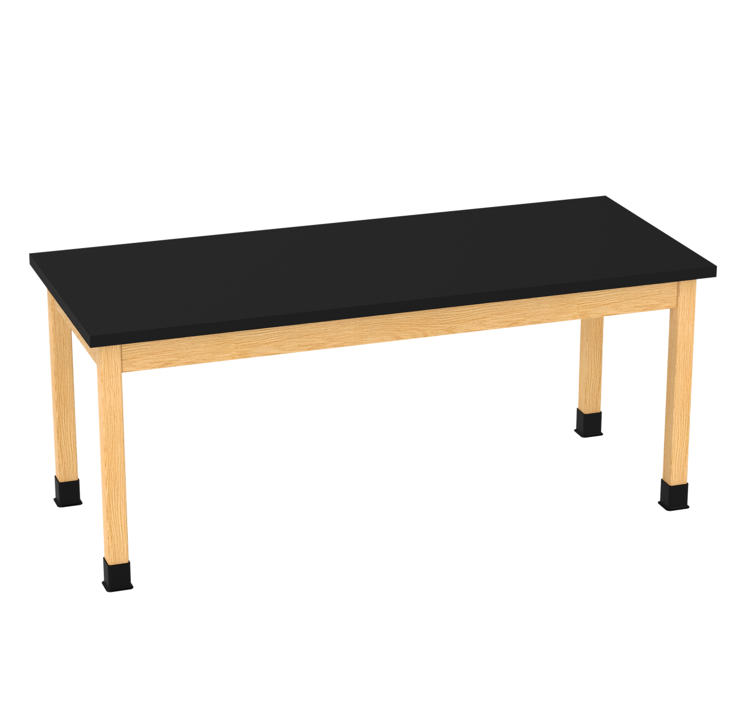PerpetuLab Wooden Leg Science Table with Plain Apron