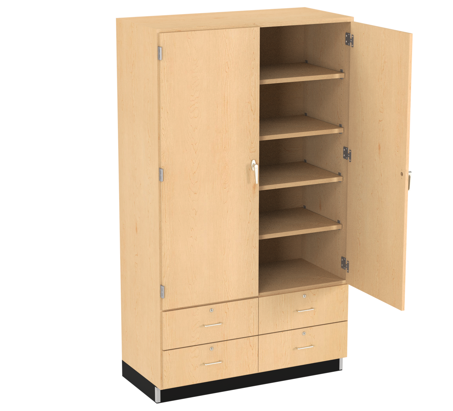 Access Tall Storage Cabinet with Four Locking Drawers