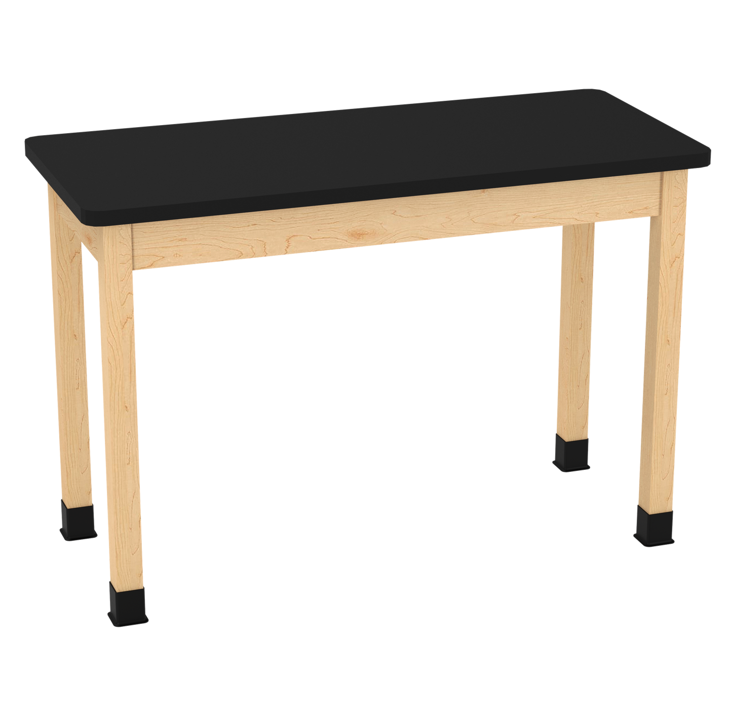 PerpetuLab Wooden Leg Science Table with Plain Apron