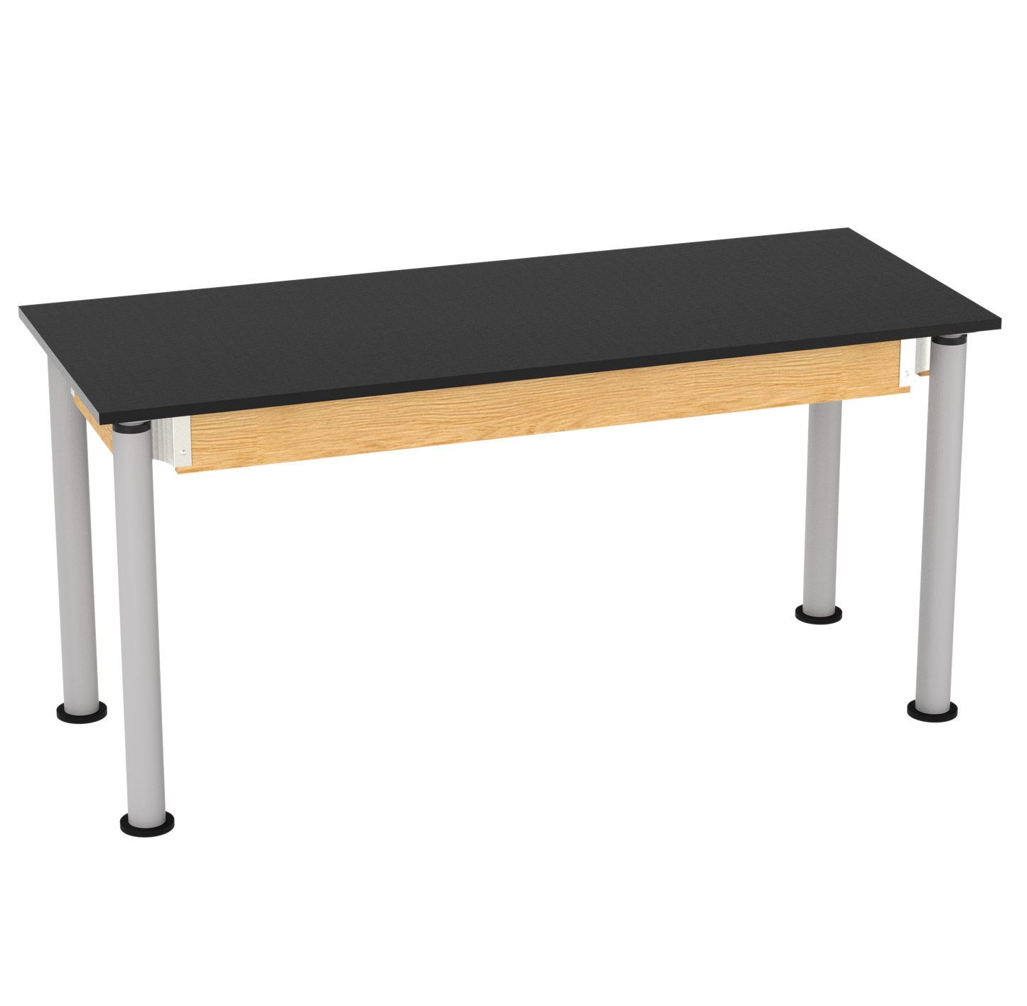 Uplift! Adjustable Height Table with Wood Apron