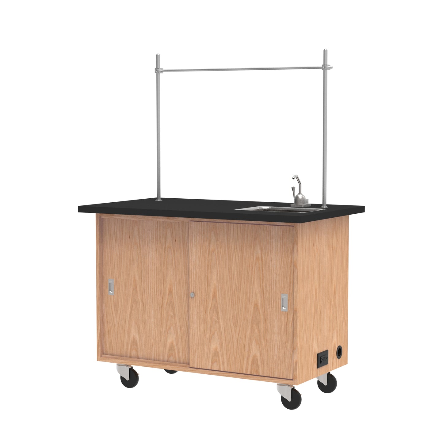 Kinetic Mobile Demo Center with Sink & 4 Totes