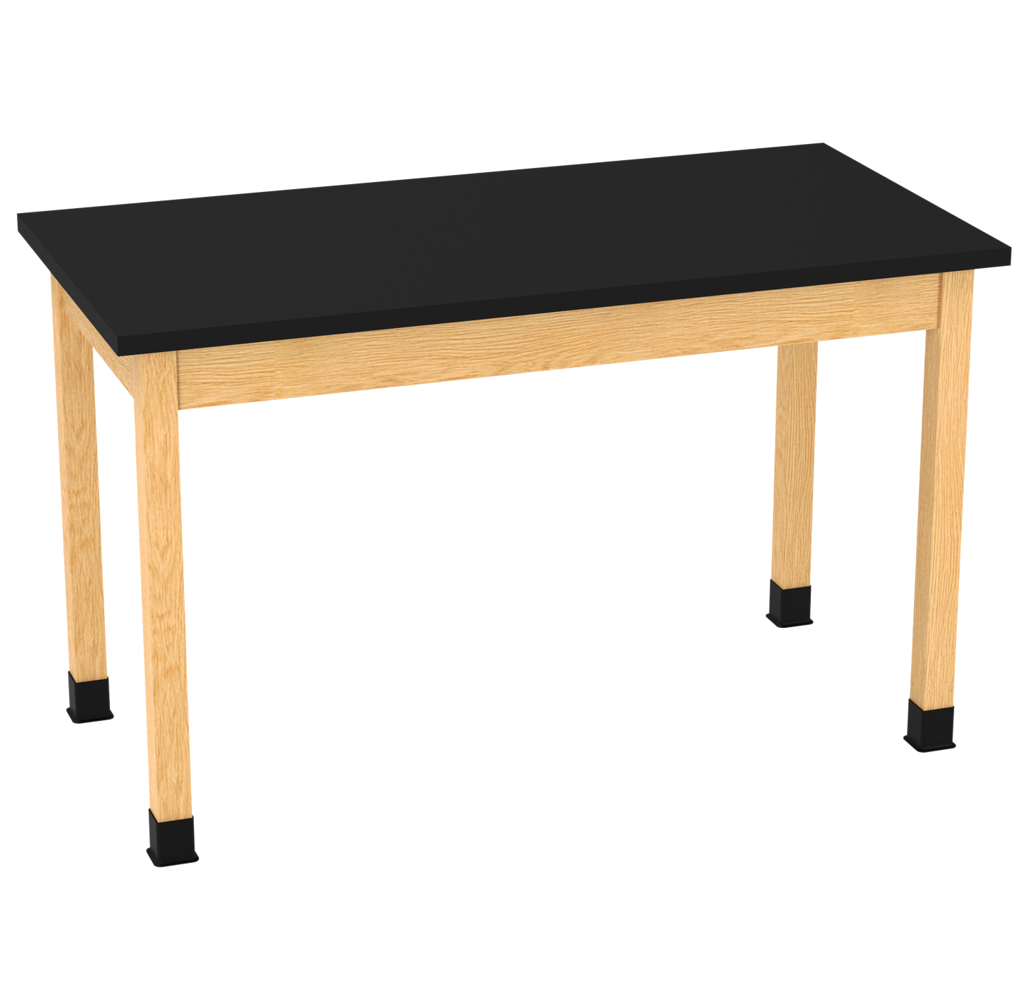 PerpetuLab Wooden Leg Science Table with Plain Apron