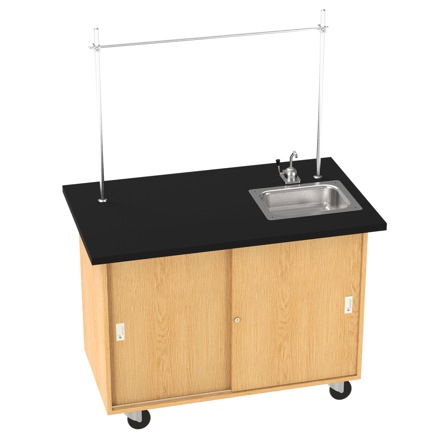 Kinetic Mobile Demo Center with Sink & 4 Totes