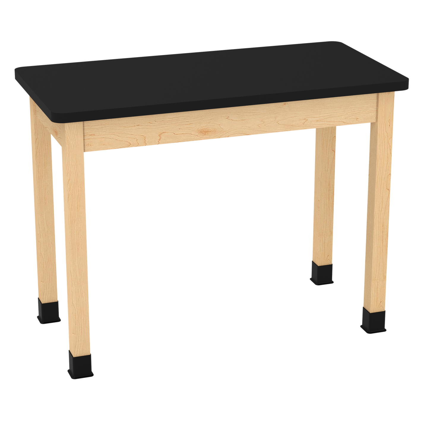 PerpetuLab Wooden Leg Science Table with Plain Apron
