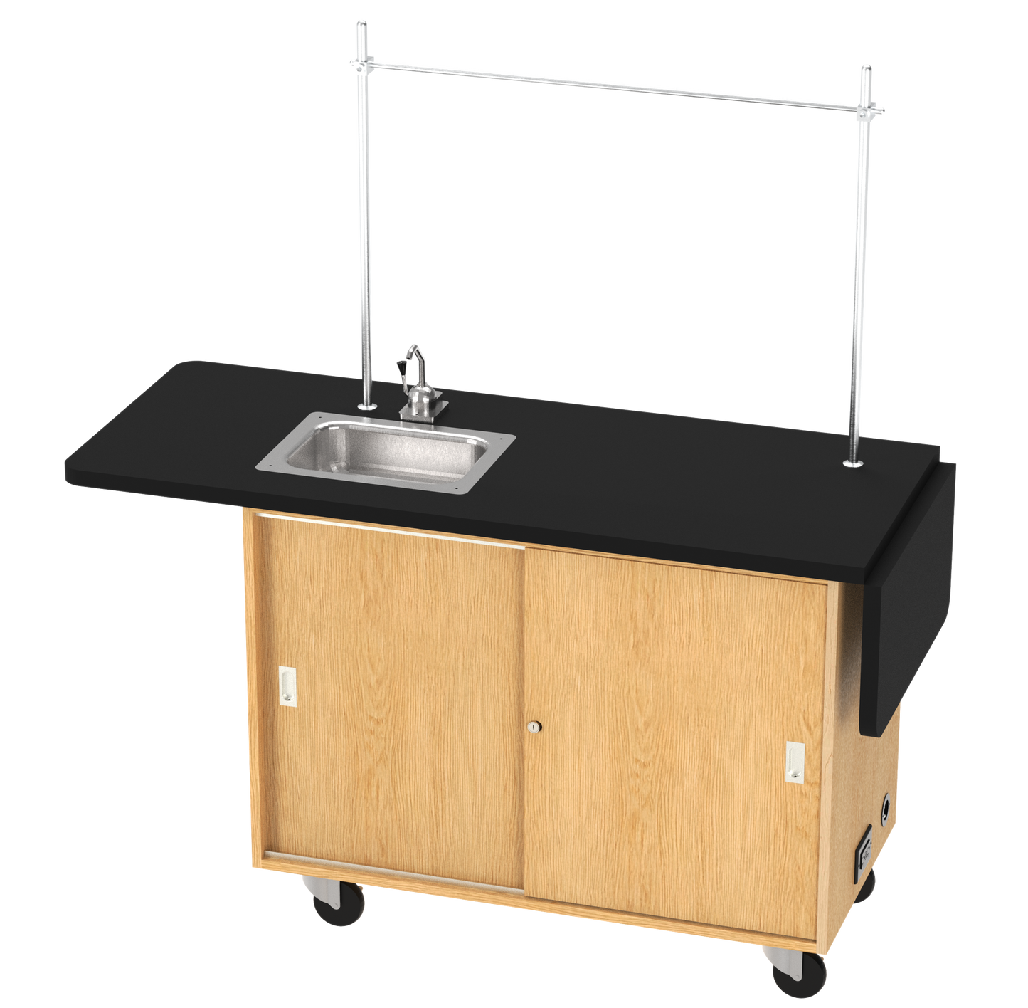Kinetic Mobile Extending Demo Center with Sink & 2 Sliding Doors