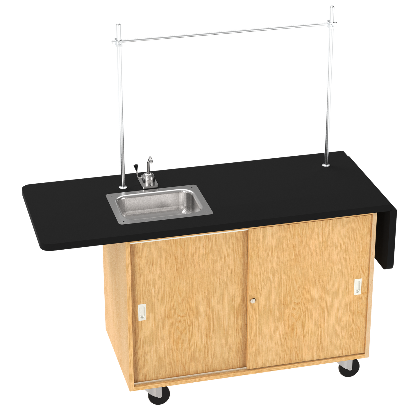 Kinetic Mobile Extending Demo Center with Sink & 2 Sliding Doors